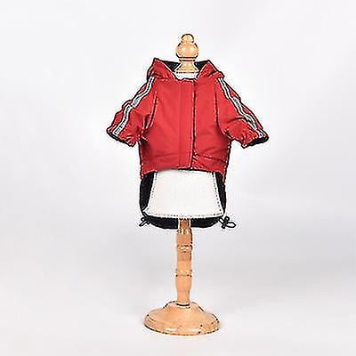 Vtements Dhiver Pour Chiens Plus Veste Rembourre En Velours Imperm