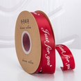 thumbnail image 3 of LCXmlly Gift Wrapping 1 Roll Package Ribbon Printed Tear resistant Silky Gift Wrapping DIY Handmade Solid Color Satin Ribbon Festival Accessories, 3 of 8