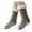 Grey, variant on Socks for Women Non-Slip Slipper Socks Winter Warm Soft Cozy Grippers Plush Home Socks