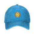 thumbnail image 4 of ZICANCN Bitcoin Currency Coin Adjustable Baseball Cap Women , Hats for Men Adult Washed Cotton Denim Baseball Caps Fashion, 4 of 8