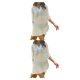 thumbnail image 2 of Camisa de vestir de playa Qarigey blusa de botón manga larga transpirable mujer blanco L 2Conjunto, 2 of 6