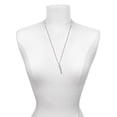 thumbnail image 3 of Delight Jewelry Silvertone Mini Year 2020 Silvertone Forever Bar Charm Necklace, 23", 3 of 4