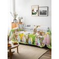thumbnail image 3 of Easter Couch Cover, Spring Sheep Bunny Duck Plants Wooden Grain Oversized Sofa Cover Blanket for 3 Cushion Couch, Sectional Sofa Slipcover Furniture Protector for Living Room Bedroom 71''x150'', 3 of 9