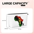 thumbnail image 3 of Ankh African Colored Africa Handbag Purse Tote Organizer Zipper Closure Cosmetic Pouch Bag For Travelling, 3 of 7