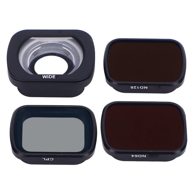 Drone Wide Angle Filter, HD Optical Glass Scratchproof Drone ND64 ND128 Filter for Photography