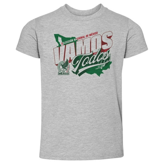 Toddler 500 Level Heather Gray Mexico National Team Vamos Todos Country T-Shirt