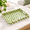 Pistachio Green-Rectangular, variant on Pistachio Green Rectangular Decorative Serving Tray with Capiz Shell Inlay for Home Use