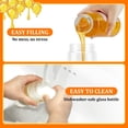 thumbnail image 4 of braveheart Clean And Refillable Honey Jar With Dipper Effortless Maintenance Ensuring Counter Does Not Drip orange, 4 of 6