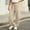(Fashion 203)Khaki, variant on Women's Casual Loose Drawstring Pants Elastic High Waist Trousers with Pockets Adjustable Ankle Cuffs for Daily