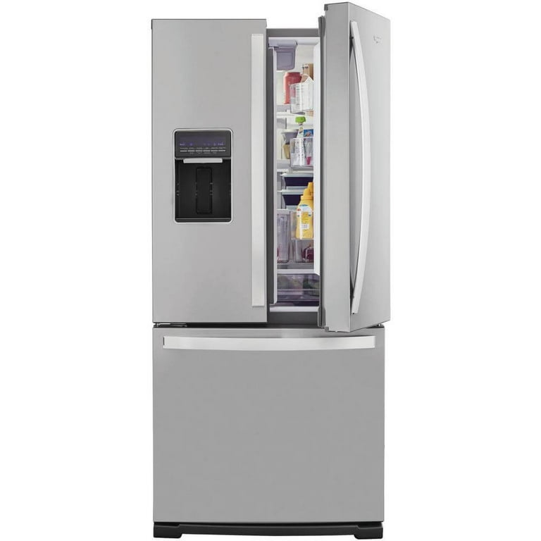 Best 30 Inch Wide French Door Refrigerator WRF560SEHZ Whirlpool 30-inch Wide French Door Refrigerator, 58% OFF