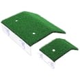 thumbnail image 5 of FRCOLOR Turtle Basking Platform Green Acrylic Turtle Basking Platform with Simulation Lawn for Decor Fits Most Tanks 2pcs,8.46"X7.99"X2.36", 5 of 5