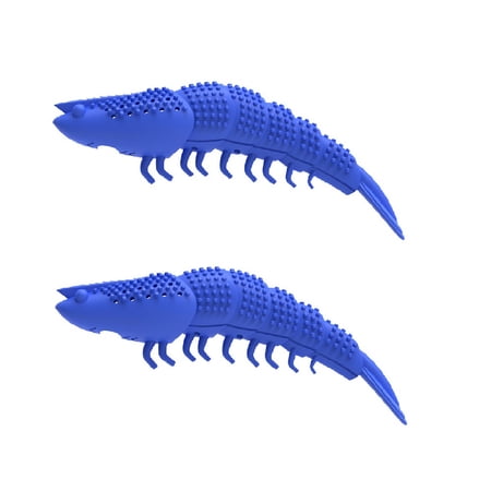 LABUBU Cat Toothbrush,Catnip Toy,Crayfish-Shaped Safe Chewing Toy,For Tooth Cleaning,Durable Cat Toy(Blue,2pc)