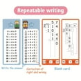 thumbnail image 4 of HLONK Savings Clearance! 15Pcs Subtraction Flash Cards  Math Flash Cards with 2 Dry Erase Pens 1 Rings  Educational Time Table Flash Cards for 1st to 3rd Grades Fun Learning with Math Gam, 4 of 5