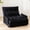 Black, variant on Adjustable Floor Sofa Couch with 2 Pillows, Multi-Functional Bean Bag Bed, 5-Position Foldable Lazy Sofa Sleeper Bed with Armrest, Versatile Floor Seating for Reading