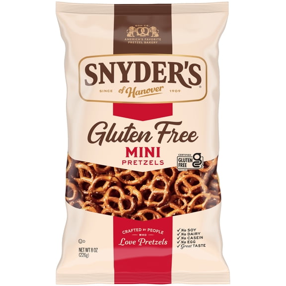 Snyder's of Hanover Gluten Free Mini Pretzels, 8 oz 1 Bag