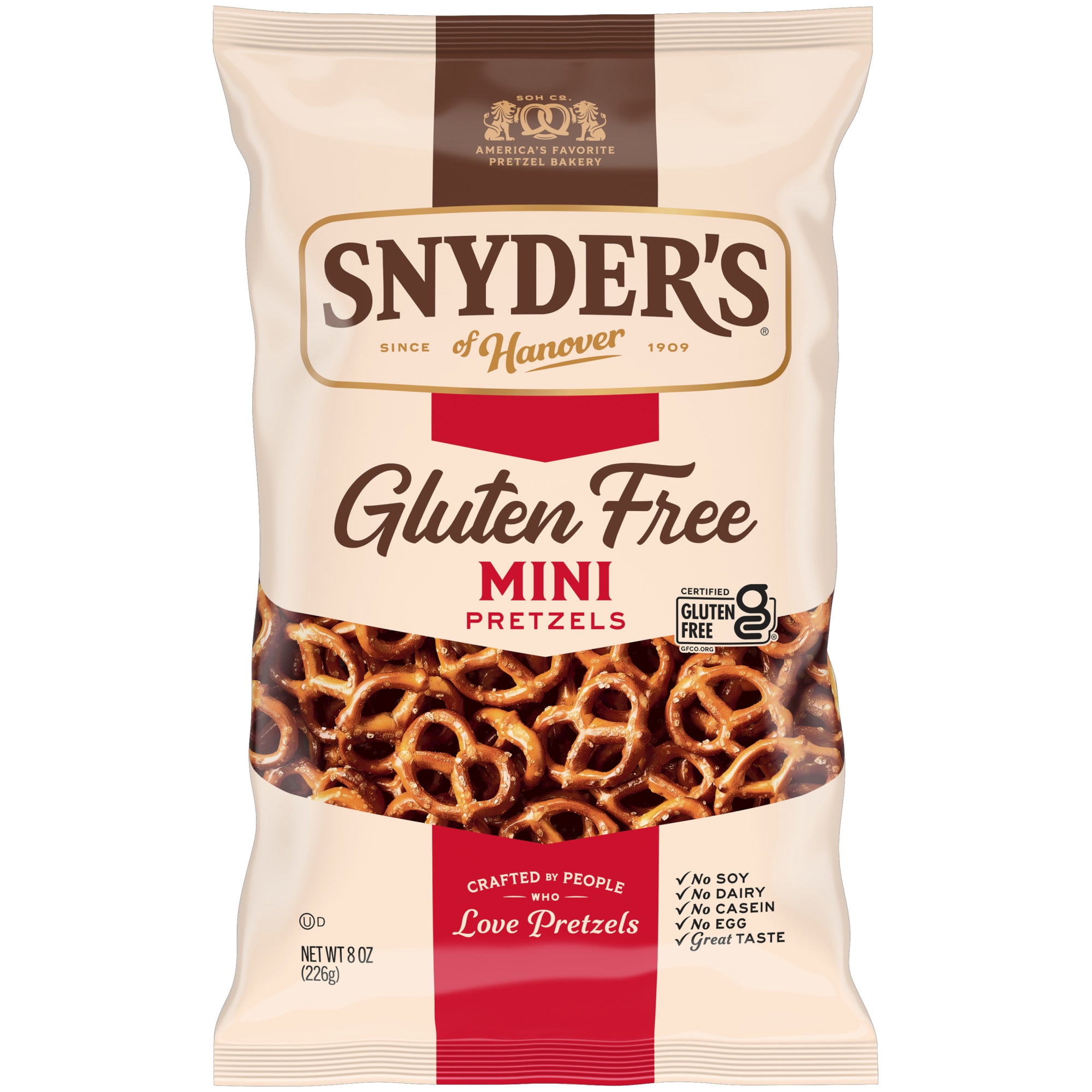 Snyder's of Hanover Gluten Free Mini Pretzels, 8 oz 1 Bag