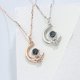 thumbnail image 4 of Astronauta, Luna Creciente, Galaxia Azul, Diminuto, Colgante, Gargantilla, Collar para Mujeres, Adolescentes, Niñas, Plata de Ley 925, Delicado, Bonito, Cadena, Joyería de Moda, Regalos, Dau, 4 of 4