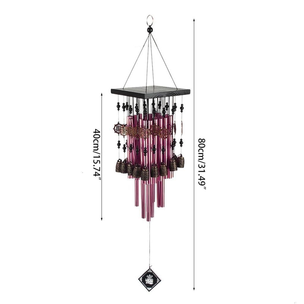 Outdoor Indoor Metal Tube Wind with Copper Large Windchimes for Patio Garden Terrace