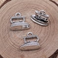 thumbnail image 3 of K-KED 130 Pcs Antique Silver iron Charms Pendant 14x13MM B15117, 3 of 3