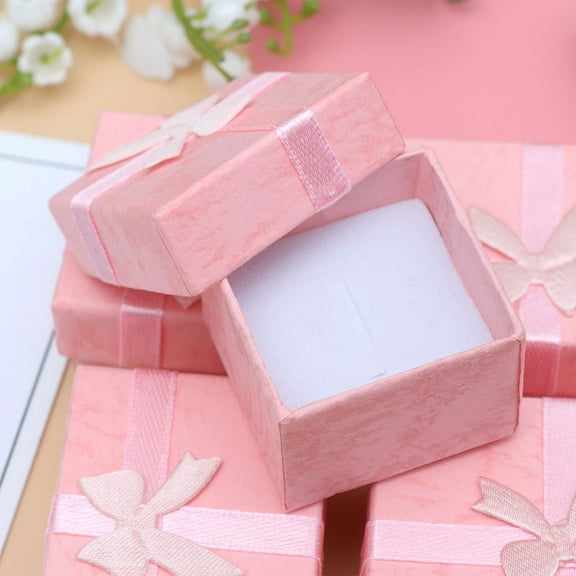 ULTNICE 12pcs Jewelry Boxes for Women All Occasions Pink Jewelry Storage