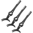 thumbnail image 1 of SHOWERORO 3Pcs Lash Clamp Tweezers Black Eyelash Applicator Tool for Secure False Eyelash Placement, 1 of 7