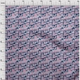 thumbnail image 3 of oneOone Cotton Silk Fabric Square & Triangle Geometric Print Fabric By The Yard 42 Inch Wide, 3 of 4