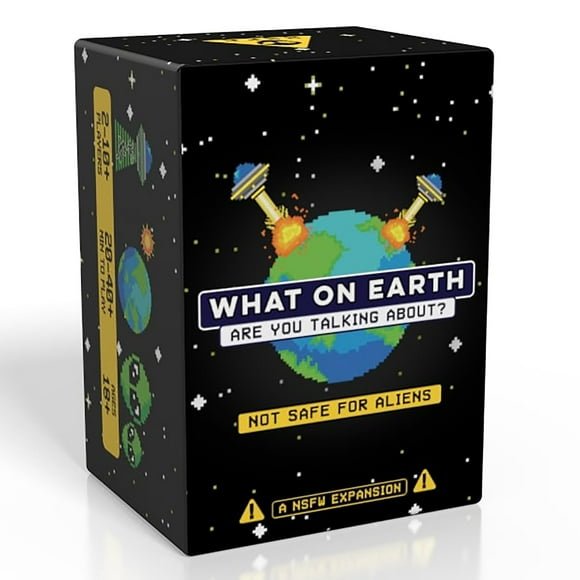 Escape Tabletop Games: What On Earth are You Talking About? Not Safe for Aliens Expansion - Adult Party Card Game, NSFW, Ages 18+, 2-10 Players