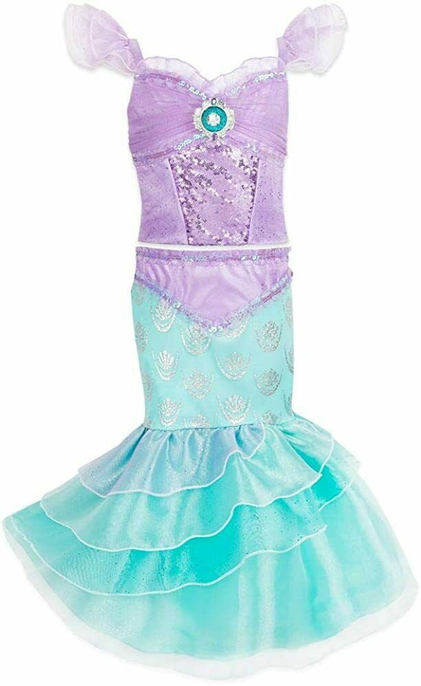 Disney Store Princess Little Mermaid Ariel Halloween Costume Dress Girl 5/6 