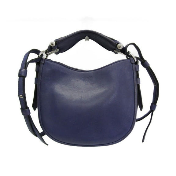 Pre-Owned Givenchy Women's Leather Shoulder Bag Royal Blue (Good)