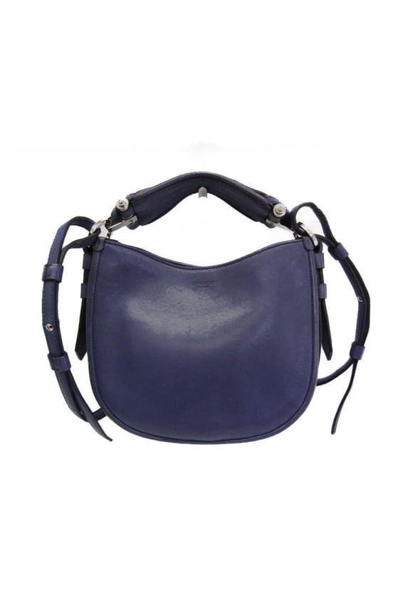 Pre-Owned Givenchy Women's Leather Shoulder Bag Royal Blue (Good)