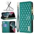 thumbnail image 1 of Samsung Leather Case Card Holder for Samsung Galaxy S23 Plus wallet Case Cover - Green, 1 of 5