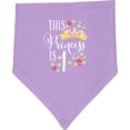 thumbnail image 2 of Inktastic This Princess is One First Birthday Baby Bandana Bib, 2 of 4