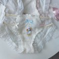 thumbnail image 6 of RYUJNDK Women Plush Panty Funny Bear Panties Lingerie Cartoon Plush Underwear Underpants Soft Lovely Student Girls Lingerie, 6 of 14