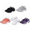 thumbnail image 4 of Sandales pour Femmes Demi-Serrage Surface en Filet Respirant Léger Coussin d'Air Chaussures Décontractées, 4 of 7
