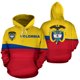 thumbnail image 3 of Sudadera con capucha con estampado de la bandera de Colombia para hombre y mujer, nueva moda 2024, sudadera con capucha con estampado 3D del emblema nacional colombiano, jerséis de calle, 3 of 5