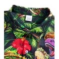 thumbnail image 2 of BounceUp Mens Hawaiian Shirt 3D Print Casual Short Sleeve Button Down Graphic Aloha Dress Shirts, 2 of 6