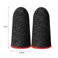 thumbnail image 5 of Naierhg 1 Pair Finger Covers Universal Breathable Ultra-thin Game Controller Fingertips Sleeves Thumb Gloves for Gamer, 5 of 8