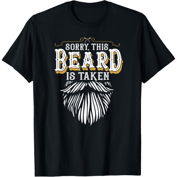 Sorry This Beard is Taken Country Retro Valentines Day Gift Mens T-Shirt