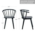 thumbnail image 7 of Duhome Black Wooden Dining Chiars Windsor Dining Chairs with Curved Backrest and Sturdy Spindle Design Cottage-Style,Set of 4, 7 of 7