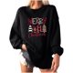 thumbnail image 2 of Pntutb - Sudadera de forro polar de manga larga con cuello redondo y estampado navideño para mujer Pntutb Pntutb-7032, 2 of 9