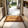 thumbnail image 4 of AuroraX Coir Western Horse Doormat Farmhouse Front Door Mat Non Slip Heavy Duty Indoor Outdoor Rustic Durable Welcome Doormat Brown, 4 of 6