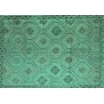 thumbnail image 1 of Ahgly Company Indoor Rectangle Southwestern Turquoise Blue Country Area Rugs, 5' x 7', 1 of 4