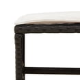 thumbnail image 5 of vidaXL 13 Piece Garden Dining Set with Cushions Black Poly Rattan, 5 of 5