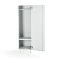 thumbnail image 6 of Homy Casa Metal Locker Cabinet with Hanging Rod and Shelves, Storage Cabinet for Home, School Office, 6 of 7