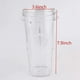 thumbnail image 4 of Vaso para batidos de 24 onzas con tapa, para batidora Oster Pro 1200 Parts Afortunado Sencillez, 4 of 5
