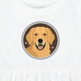 thumbnail image 4 of Inktastic Golden Retriever Dog Girls Baby Dress, 4 of 5