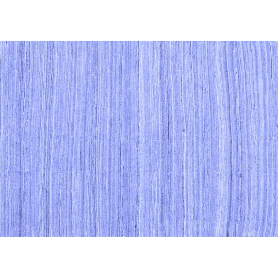 Ahgly Company Indoor Rectangle Abstract Blue Contemporary Area Rugs, 6' x 9'