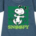 thumbnail image 3 of Peanuts - Snoopy Clover Dance - Toddler And Youth Girls Fleece Dress, 3 of 6