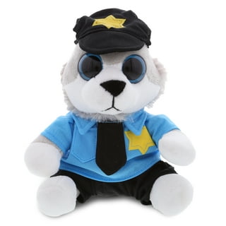 Dollibu Police Officer Dress Up Set for Teddy Bear Plush Toy - Police Outfit for Stuffed Animals, Cute Set of Police Hat, Shirt, Pants for Teddy