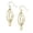 A, variant on Long Drop Earrings For Women Elegant Metal Dangle Earrings Fashion Statement Jewelry For Casual And Formal Occasions Earrings Dangling Earrings Pack for Women Broken Heart Earrings Heart Earring
